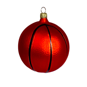 Basketball groß Christbaumkugel aus Glas – Christbaumkugeln aus Glas
