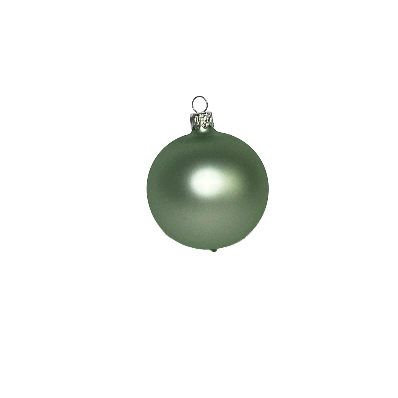 6cm Christbaumkugel salbei grün matt - Silver Breeze