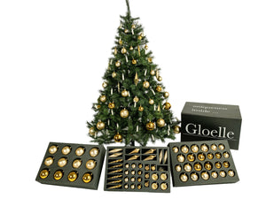 Satin Glow Gloelle Box Christbaumkugeln aus Glas Christbaumschmuck aus Glas Weihnachtsbaumkugeln aus Glas Weihnachtsbaumschmuck aus Glas