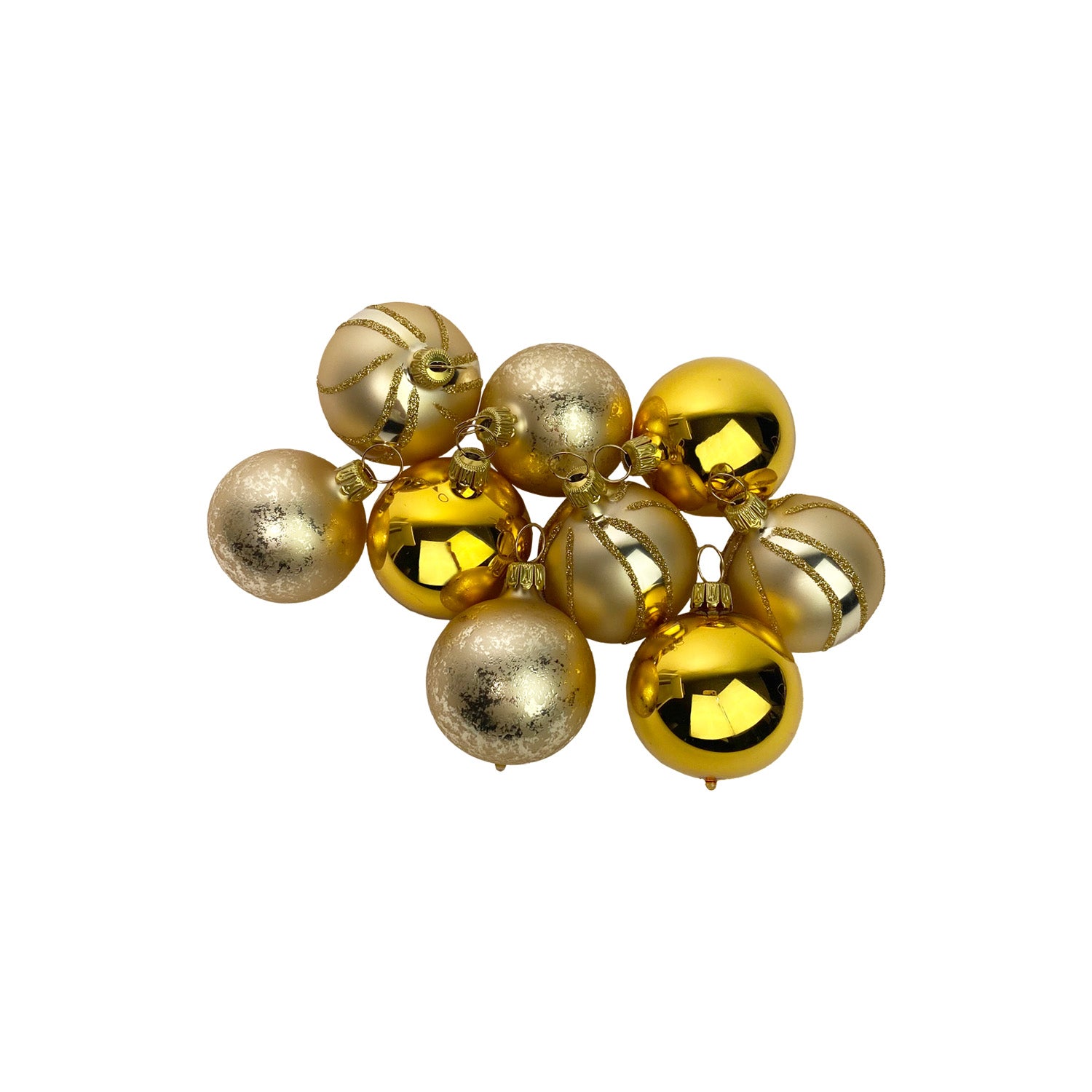 4cm Christbaumkugeln Satin Glow