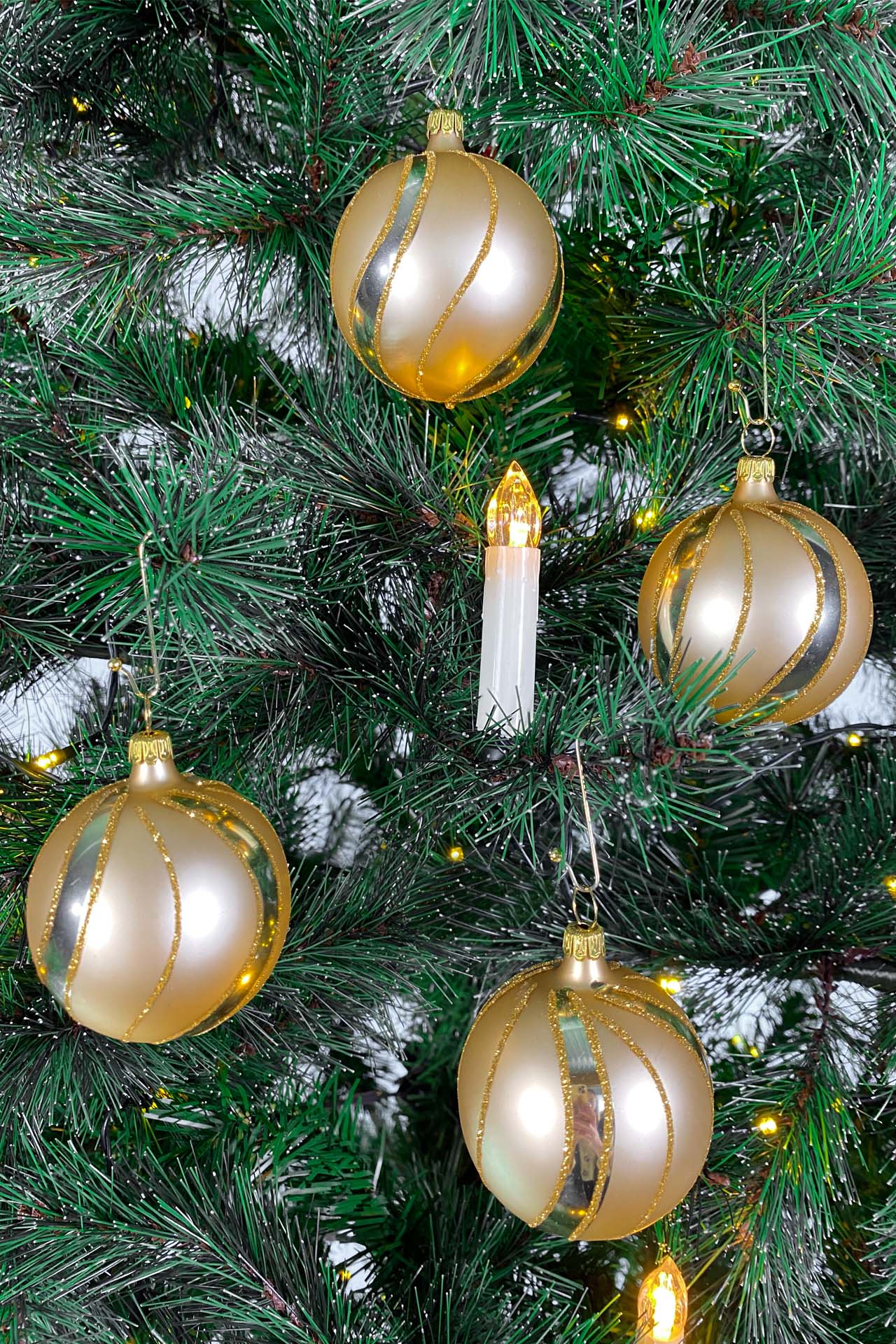 6cm Kugeln Satin Glow Christbaumkugeln aus Glas Christbaumschmuck aus Glas Weihnachtsbaumkugeln aus Glas Weihnachtsbaumschmuck aus Glas